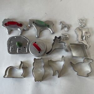 Vintage Metal Cookie Cutters